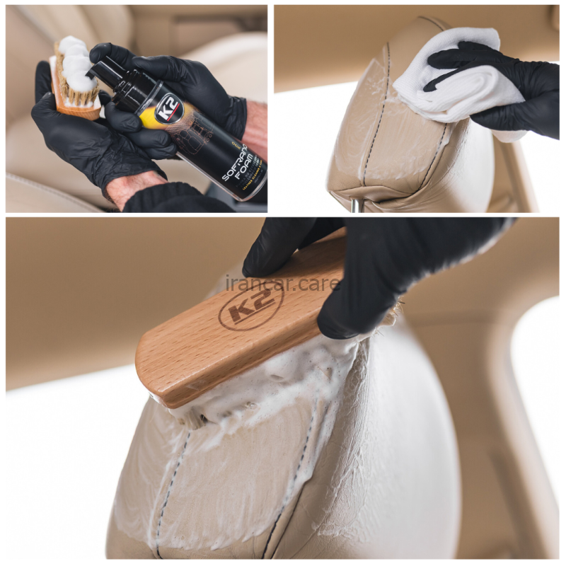 اسپری محافظ و تمیز کننده چرم صندلی کی۲ مدل K2 SOFRANO FOAM PRO