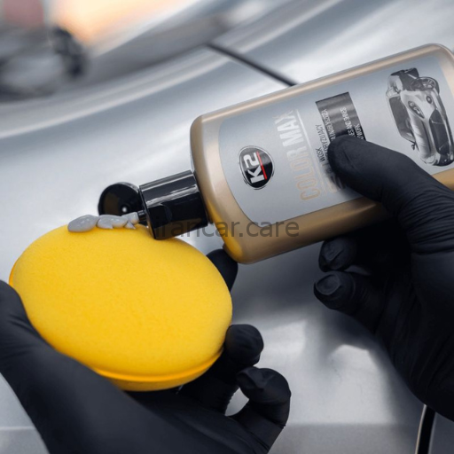 پولیش واکس رنگ نقره ای مدل K2 COLOR MAX 250 ML SILVER