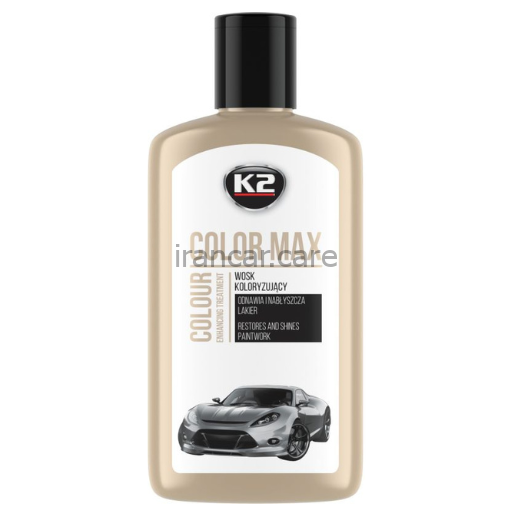 پولیش واکس رنگ سفید مدل K2 COLOR MAX 250 ML WHITE