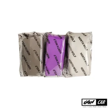 کیت سه عددی خمیر جرمگیر رنگ خودرو نورث ولف مدل North Wolf Clay Bar 3 pack
