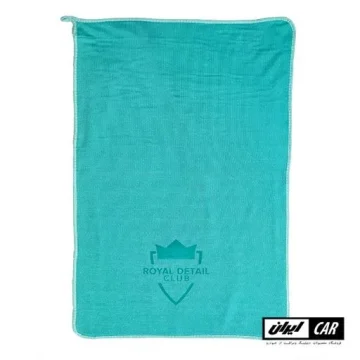 حوله میکروفایبر مگنتی مخصوص خشک کردن بدنه خودرو 65*80 مدل Royal Detal Super Towel Green