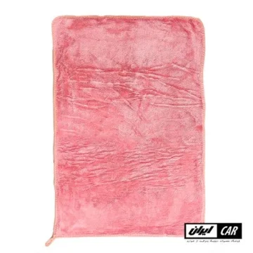 حوله میکروفایبر مگنتی مخصوص خشک کردن بدنه خودرو 65*80 مدل Royal Detal Super Towel Pink