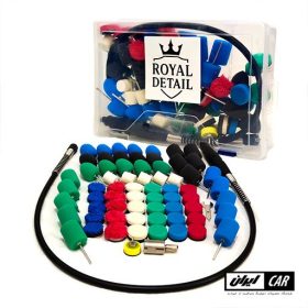 کیت 70 عددی دستگاه پولیش مینیاتوری انگشتی رویال دیتیل مدل ROYAL DETAIL Mini Rotary Polishing Full