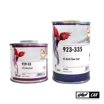 کیلر و هاردنر ضد خش طوطی گلازوریت مدل Glasurit 923-335 HS Multi Clear Coat