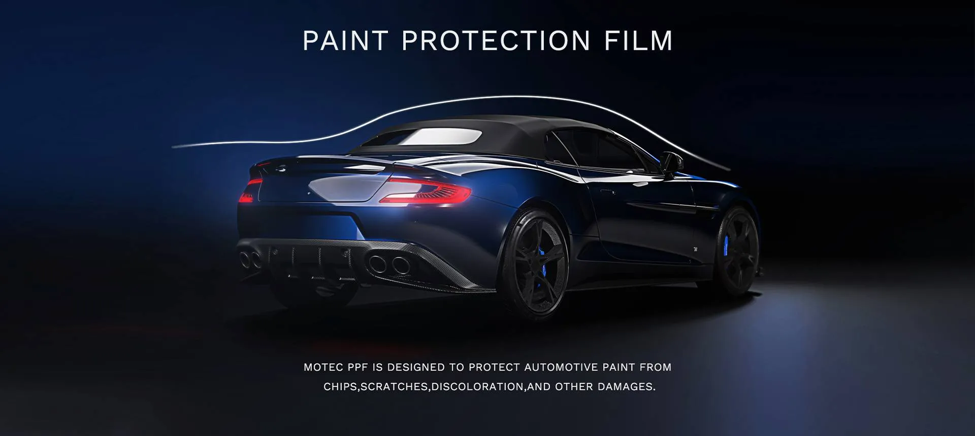 کاور شفاف بدنه خودرو خود ترمیم 190 میکرون مدل XPPF TPU Paint Protection
