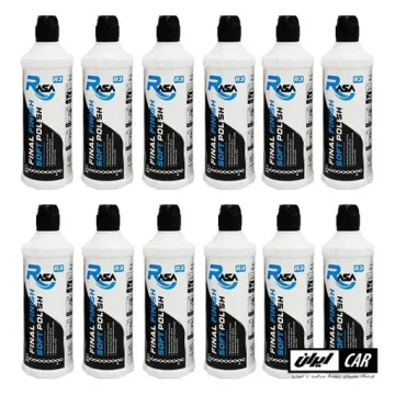کارتن 12 عددی پولیش نرم بدنه خودرو راسا مدل Rasa Final Finish Polish 500ML