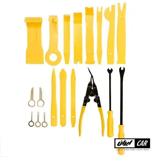 کیت کامل خارکش پلاستیکی خودرو مدل Complete 19-Piece Automotive Plastic Trim Removal Kit