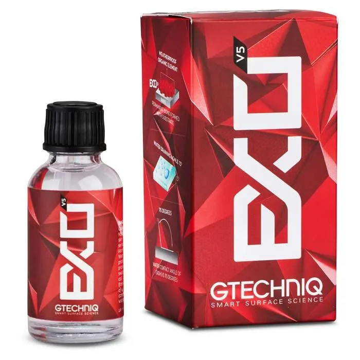 پوشش نانو سرامیک بدنه خودرو جی تکنیک اگزو مدل GTECHNIQ EXOv5 Ultra