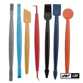 پک 7 تایی مخصوص دور زه و گوشه اجرای کاور محافظ بدنه و کابین خودرو مدل OxideOff Wraps Applicator Tool Kit